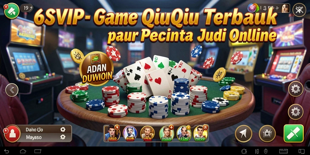 Gameplay seru dalam permainan QiuQiu 6SVIP.