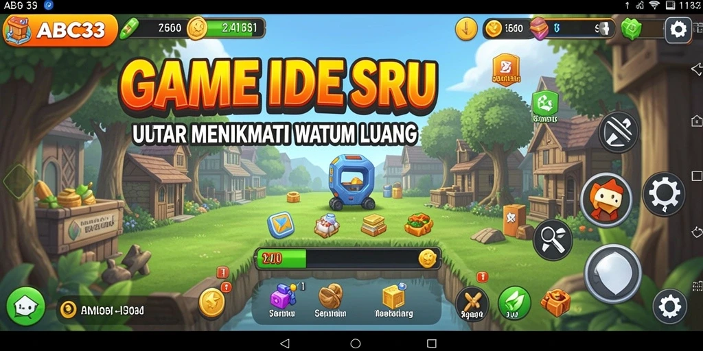 Tampilan gameplay seru dari ABC33 yang memanjakan mata.