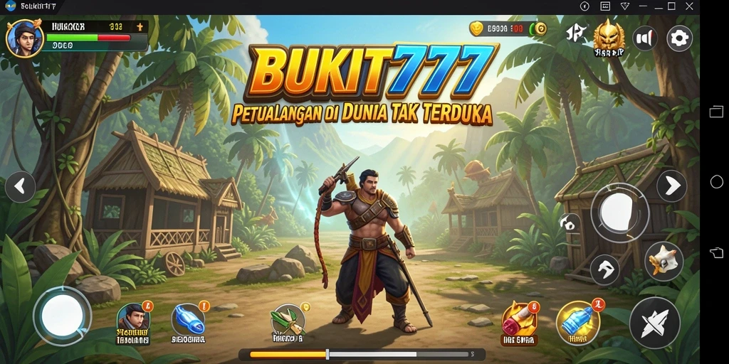 Tampilan gameplay BUKIT777 yang menakjubkan di dunia petualangan.