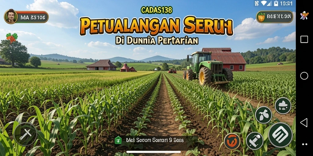 Tampilan seru gameplay pertanian di CADAS138.