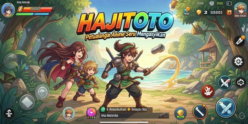 Tampilan gameplay menarik dari HAJITOTO yang penuh warna dan aksi.