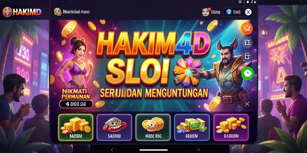 Tampilan menarik gameplay HAKIM4D yang seru dan menghibur.