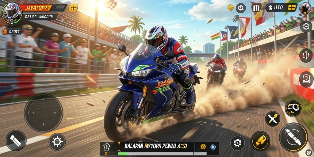 Tampilan gameplay JAYATOP77 yang intens dan mendebarkan.