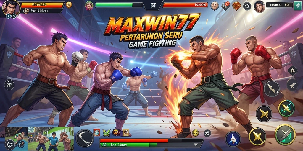 Gameplay pertarungan seru di MAXWIN77 dengan grafis yang menakjubkan.