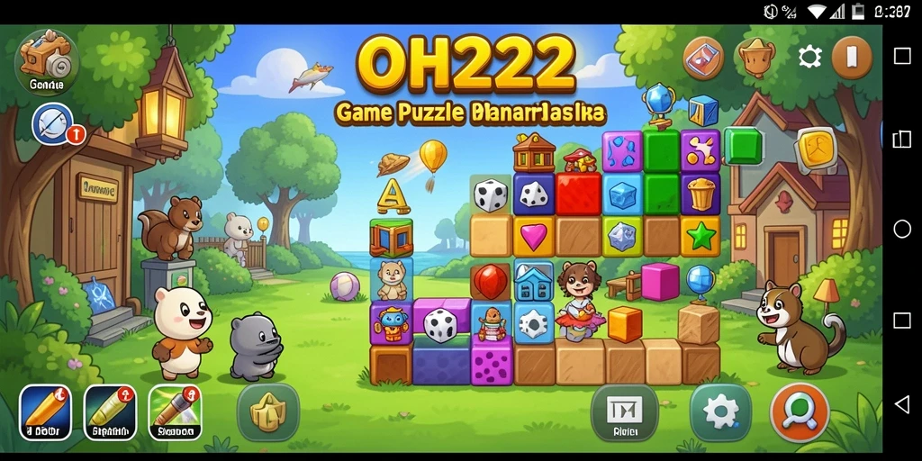 Tampilan gameplay OH222 yang menarik dan menantang teka-teki.