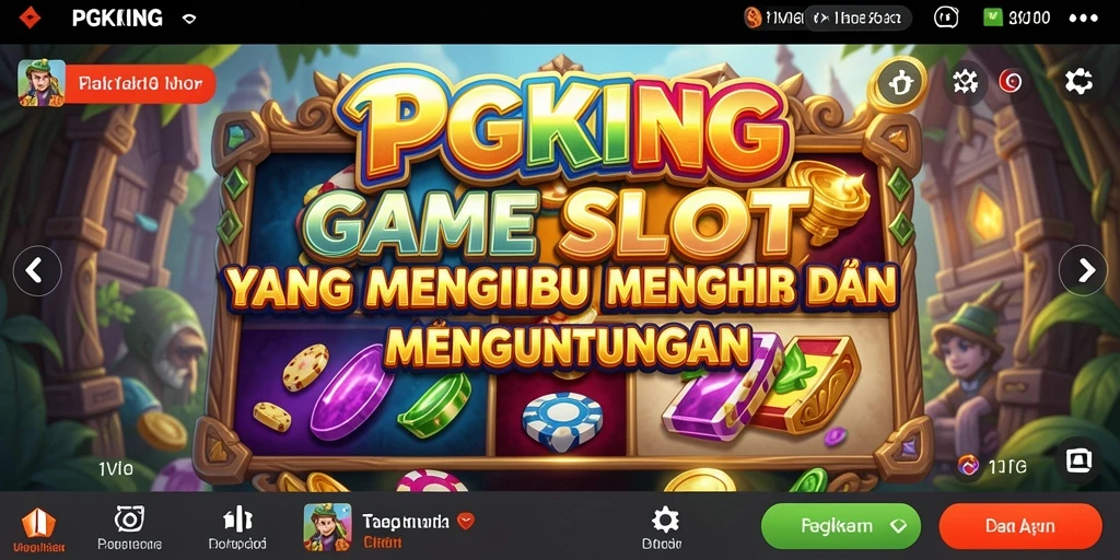 Tampilan gameplay PGKING yang seru dan memikat.