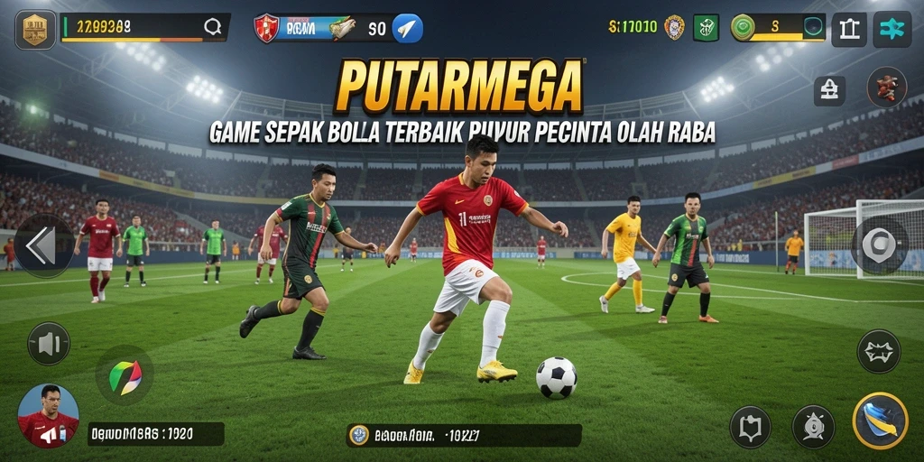 Tampilan gameplay seru di PUTARMEGA yang memikat