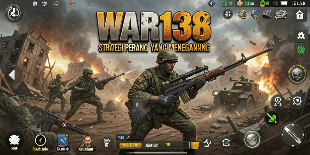 Tampilan mendebarkan dari pertempuran strategis dalam WAR138.
