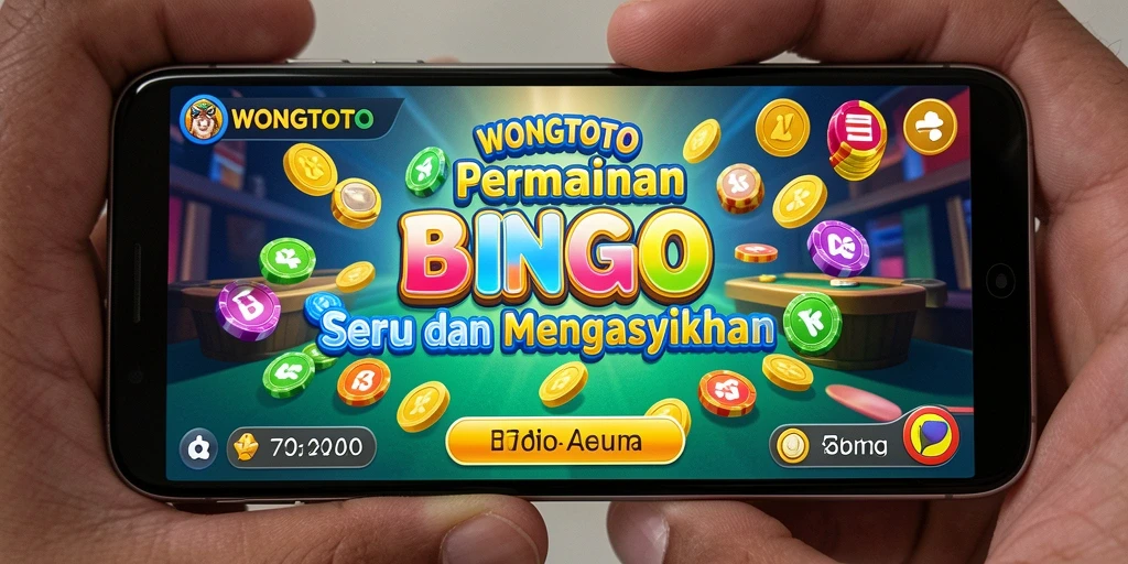 Tampilan utama WONGTOTO dengan gameplay Bingo yang mengasyikkan.